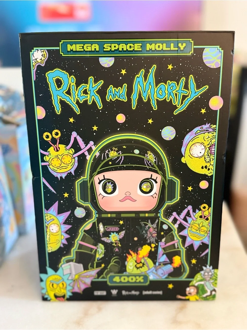 Mega Space Molly Rick and Morty Collectible Figure - Black & Neon
